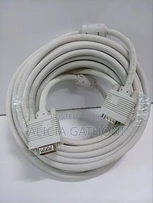 Vga to Vga Cable 10mtrs (White)New