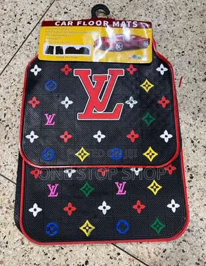 Louis Vuitton 5pc Rubber Mats With Bootleg Monogram Print