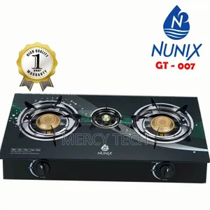 Nunix Gt-007 3-Burner Glasstop Cooker