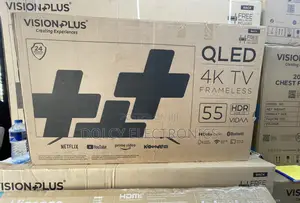 Vision Plus 55inch Frameless Qled Vidaa Tv