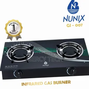 Nunix 2-Burner Infrared Gas Cooker