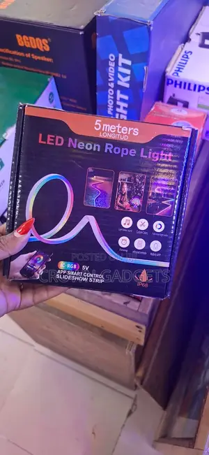 Smart RGB Led Neon Strip 5m Waterproof Remote App Light
