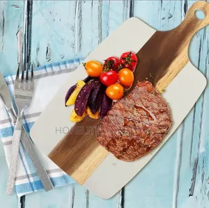 Cutting Marble Board Stone + Acacia or Serving Tray