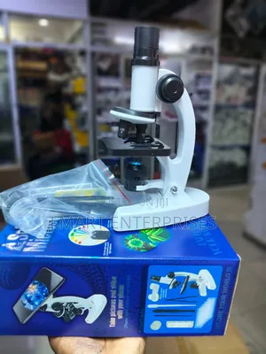 Kids Microscope Portable Kit With Led Light and Mobile Phone Holder