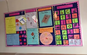Classroom Teaching Aids Display Pin Notice Board 2.4mx1.2m