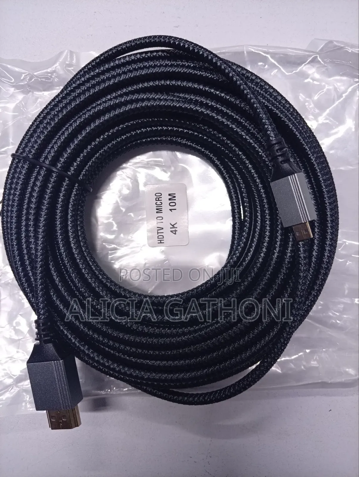 Micro Hdmi to Hdmi Length10mtrs New Braided