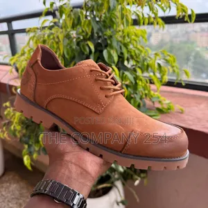 Quality Leather Casual Men Low Cut Laced Boot Shoes