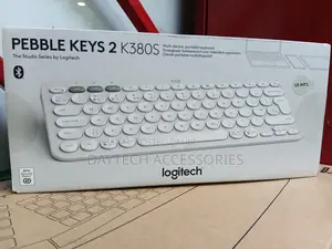Logitech Pebble Keys 2 K380s Wireless Keyboard in White