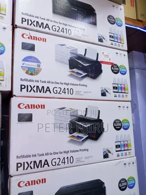 Canon Pixma G2410 Is a Compact, 3-in-1 (Print, Copy, Scan) Refillable