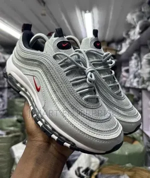 Nike Air Max 97 Unisex Sneakers - Leather, White, Eu 40-45