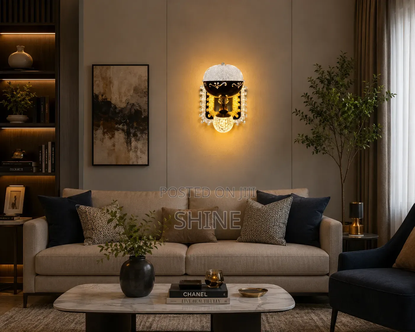 Modern Led Crystal Wall Bracket Lights