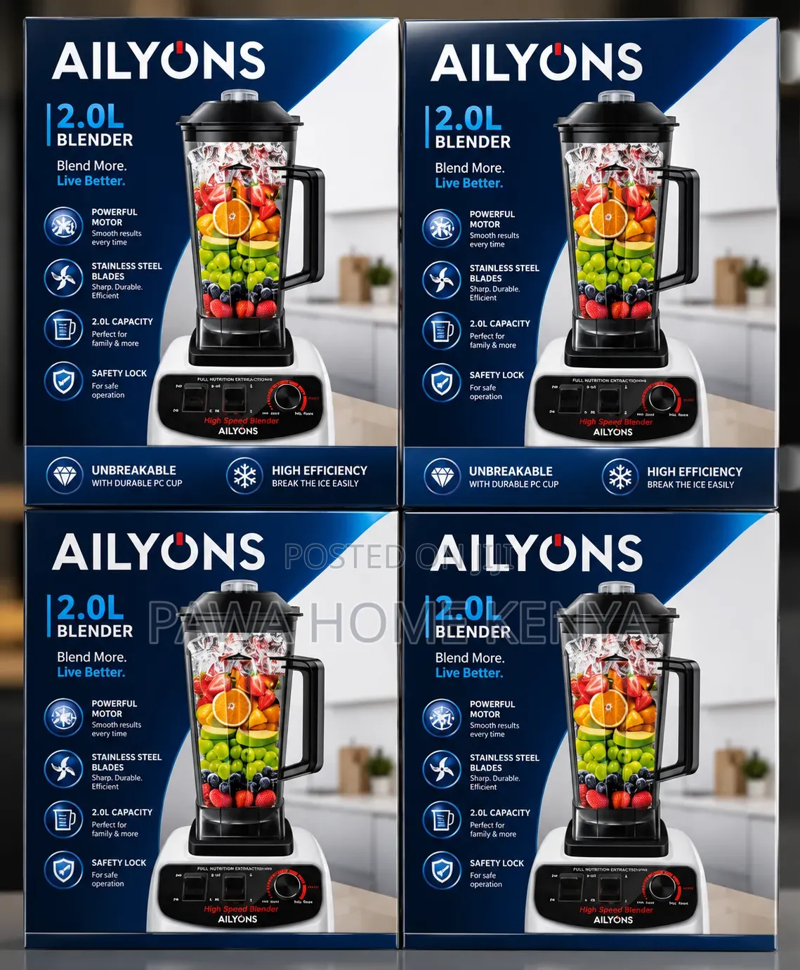 Ailyons Commercial Blender