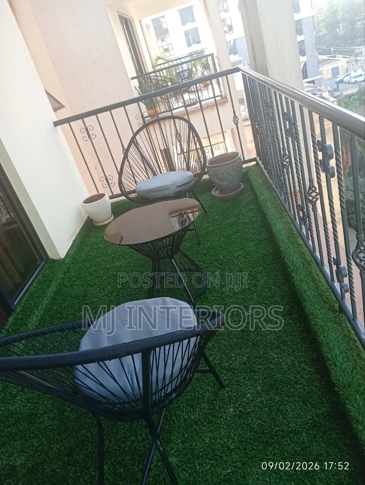 Soft Artificial Grass Carpet for Balcony, Garden Compound
