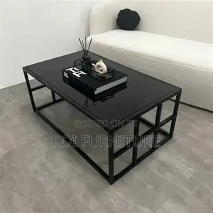 Coffee Table; Rectangular Marble Top Home Coffee Table