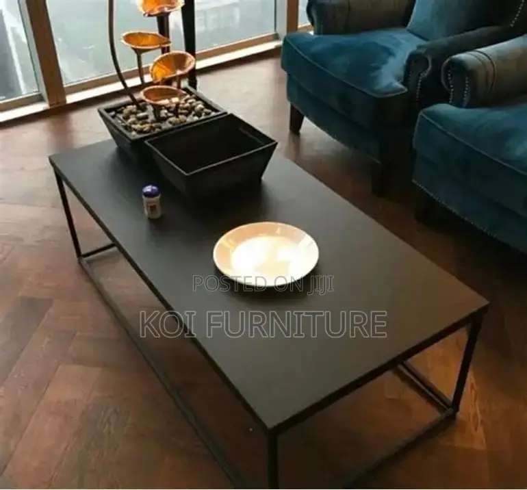 Coffee Table; Rectangular Marble Top Home Coffee Table