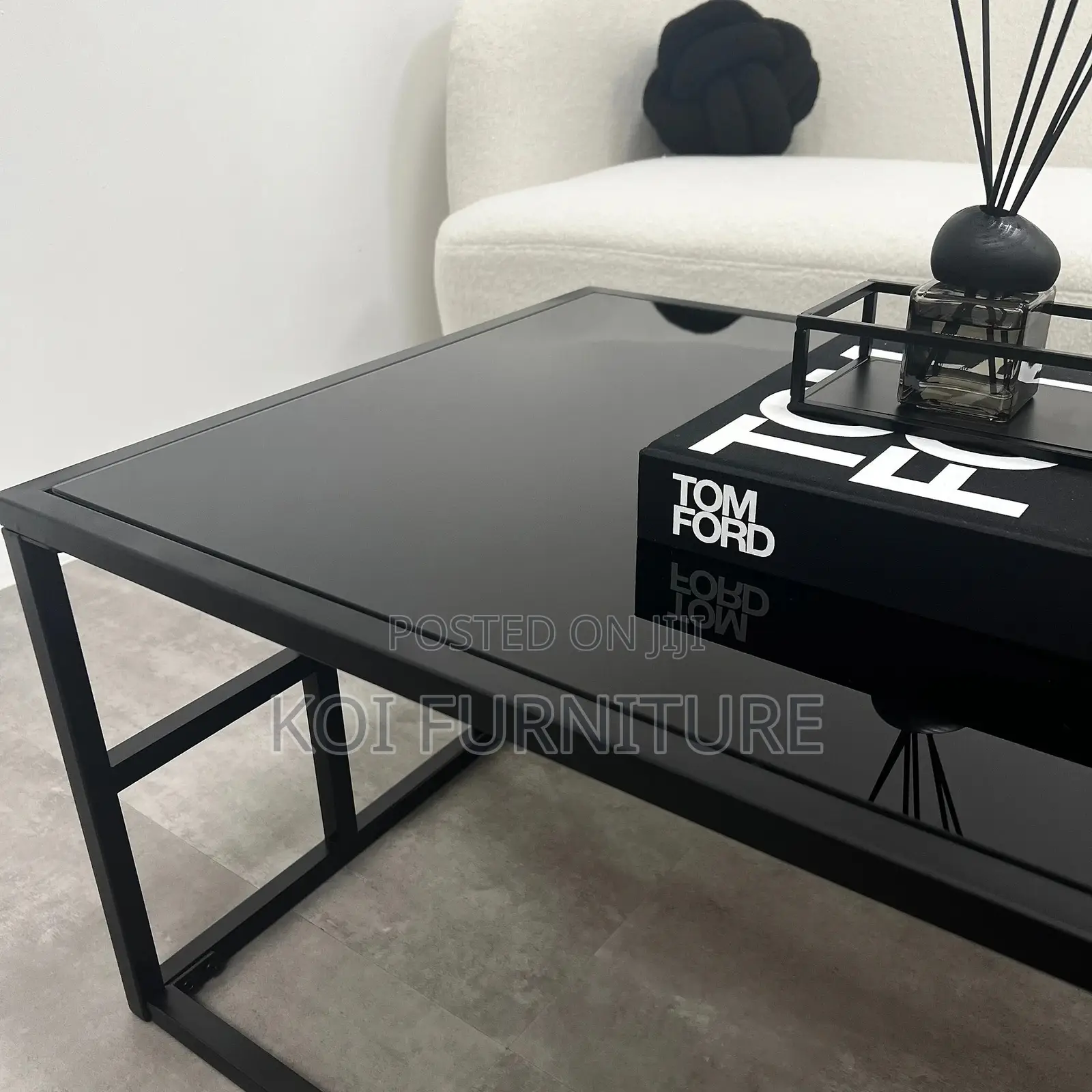 Coffee Table; Rectangular Marble Top Home Coffee Table