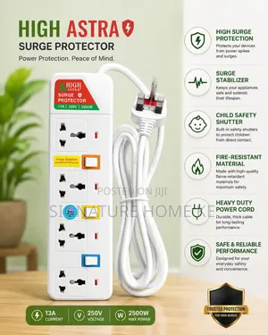 High Astra Extension With Surge Protector