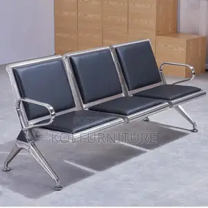Office Benches Three Seaters Leather Reception Office Benches