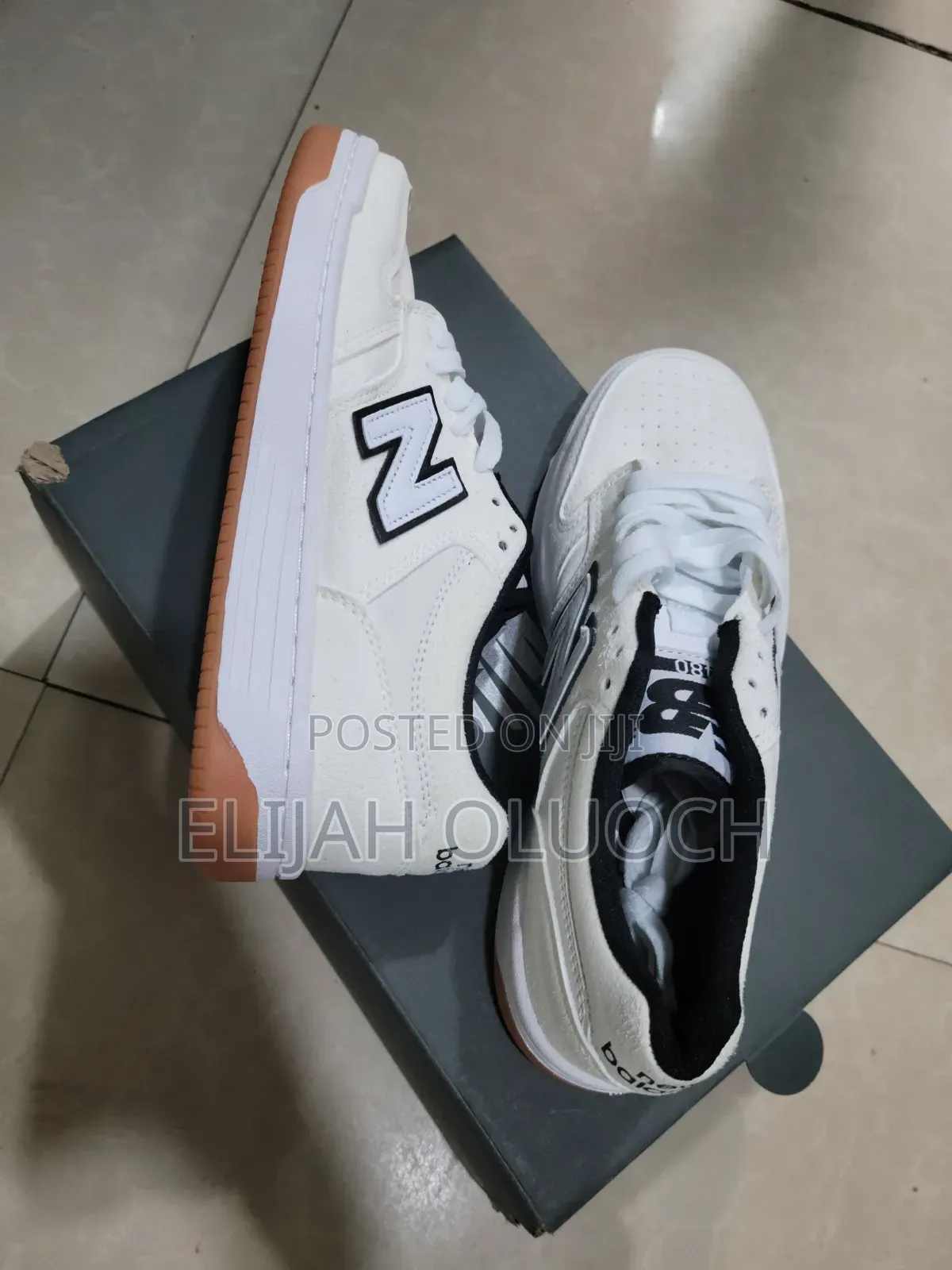New Balance Numeric 480 Skate Cream and White