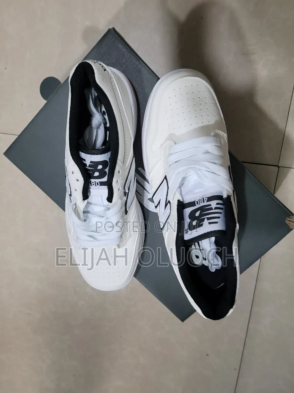 New Balance Numeric 480 Skate Cream and White