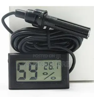 Digital Thermo-Hygrometer With LCD Temp Humidity Thermometer