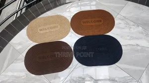 Oval Door Mat Rubber Bottom