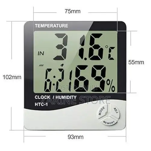 HTC 1 Temperature and Humidity Hygrometer
