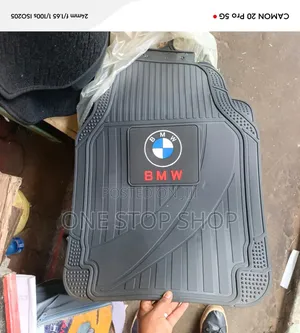 5pc BMW Mats Deep Channel Ridges ,Antislip Spikes to Secure Movement