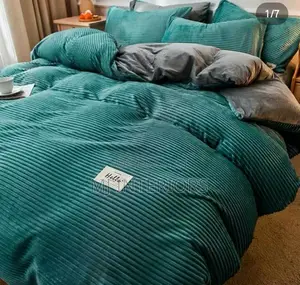 Luxury Velvet Duvet Set 6x7 – 4pcs Complete Bedding Set