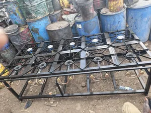 Heavy Duty Mild Steel 10-Burner Cooker