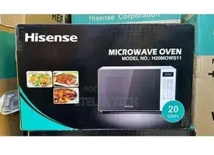 Hisense White Digital Microwave