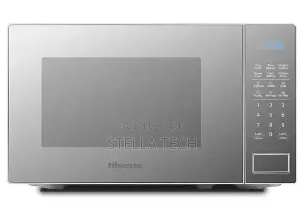 Hisense Silver Digital Microwave