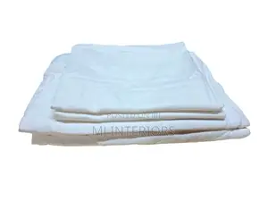 Pure White Striped Bedding Sets – Comfortable Cotton Fabric