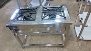 Stainless Steel Two Burner Cooker