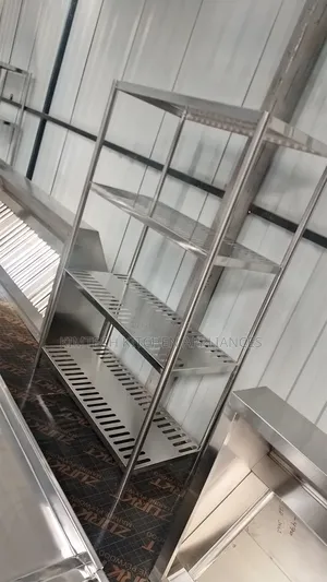 Four -Tier Stainless Steel Commercial Rack