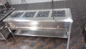 Stainless Steel 3burner Cooker With Imported Grill