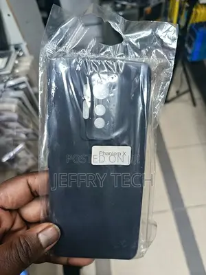 Tecno Phantom X Back Case Finger Ring Soft Tpu .