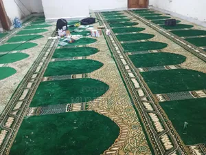 Heavy-Duty Masjid Carpet – Soft Foam Underlay
