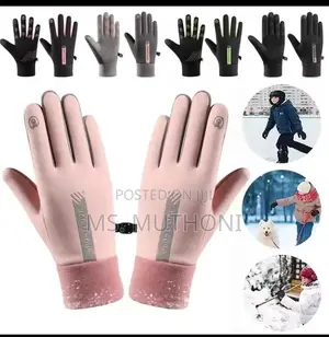 Warm Winter Sports Gloves , Waterproof and Windproof