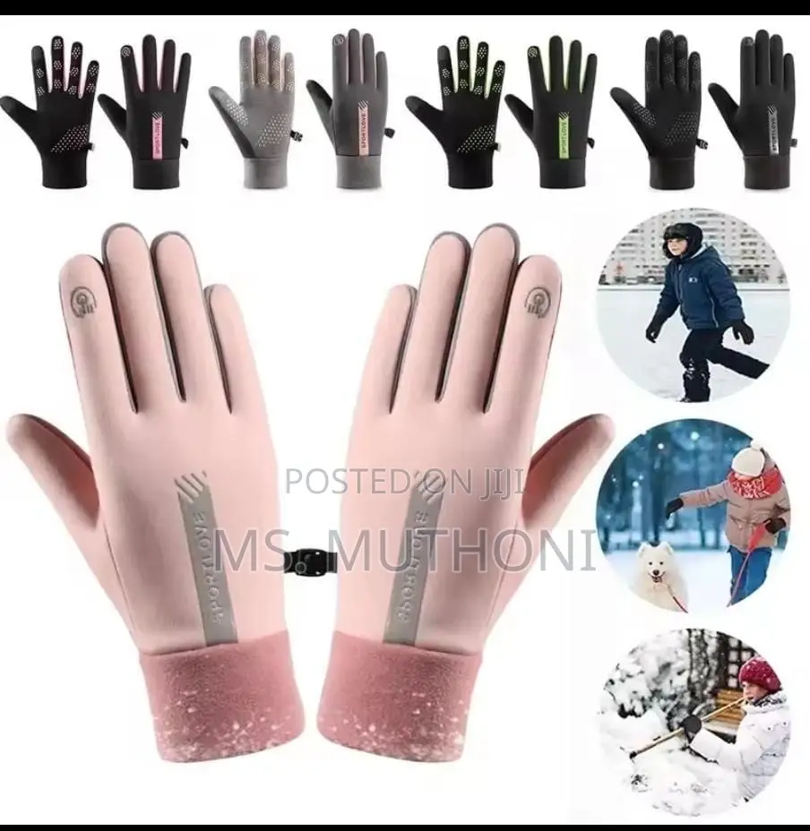 Warm Winter Sports Gloves , Waterproof and Windproof