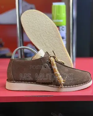 Suede Clark’S Bankrobber Brown /Gray Sizes 39—45