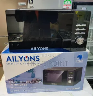 Ailyons Digital Microwave 20l Black With Grill Lmo-