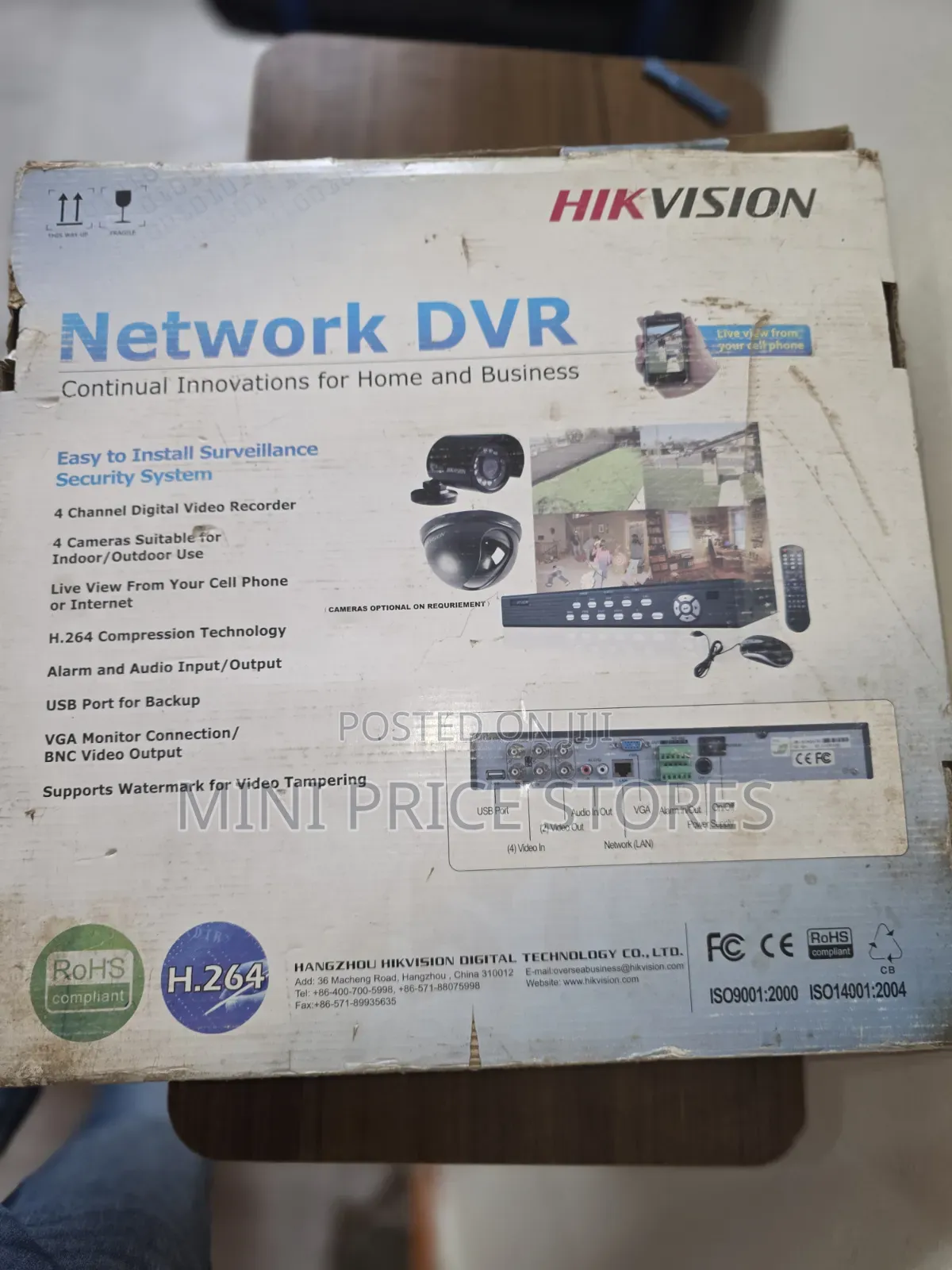 Hikvision 4 Channel DVR Upto 1080p