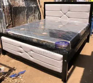 5x6 Mocket Bed +Mattress With Black Frame
