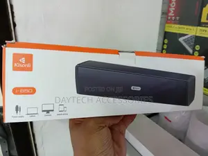 This Is a Kisonli I-650 Wired Usb Computer Soundbar in Black.