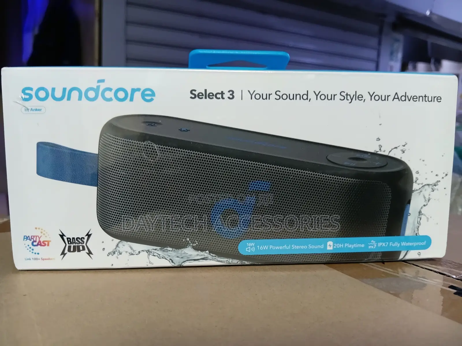 Soundcore Select 3 Portable Outdoor Bluetooth Speaker - Black