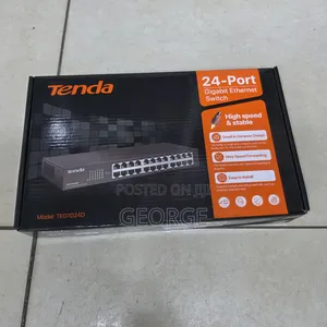 Teg1024d Gigabit Ethernet Switch 24 Ports Metal Body