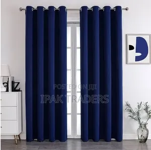 *3 Pc Plain Curtains*2 PCS-Curtains 1.5 M 1 Pc SheerHeight-2.5m