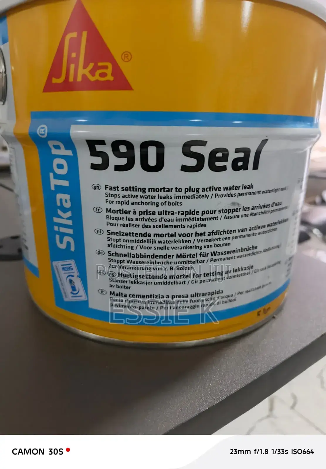 Sika Top 590 Instant Water Plug