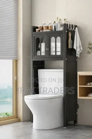 Premium Over-the-Toilet Bathroom Storage Cabinet With Dust Proof